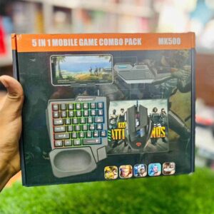 5 In 1 Combo Gaming Keyboard And Mouse Wireless Bluetooth For PC Smartphone PUBG Mobile Game Accessories
