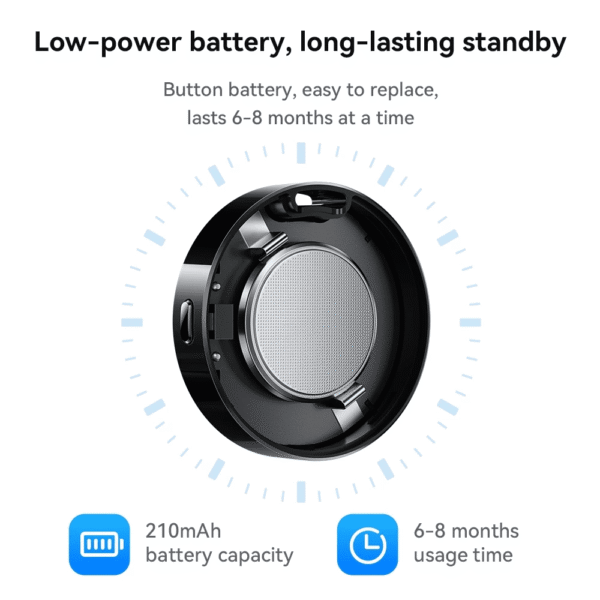 Hoco O Tag Intelligent Positioning Anti-Lost Device E96A Busca – Support Google Find My Network [Suitable for Android]