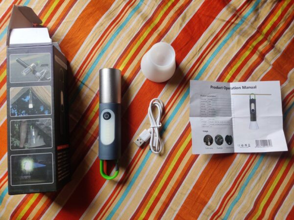 Rechargeable Flashlight Powerful Laser Camping Usb Long Duration Flash Lamp Super High Power Brightness LED Portable Flash Lamp