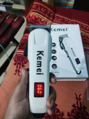 Kemei KM-809A Rechargeable Hair Clipper and Trimmer for Men