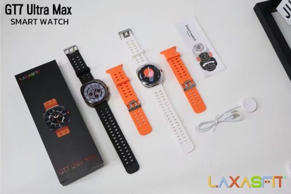 GT7 ULTRA MAX Smart Watch with Two 2 Straps Band Wireless Charging