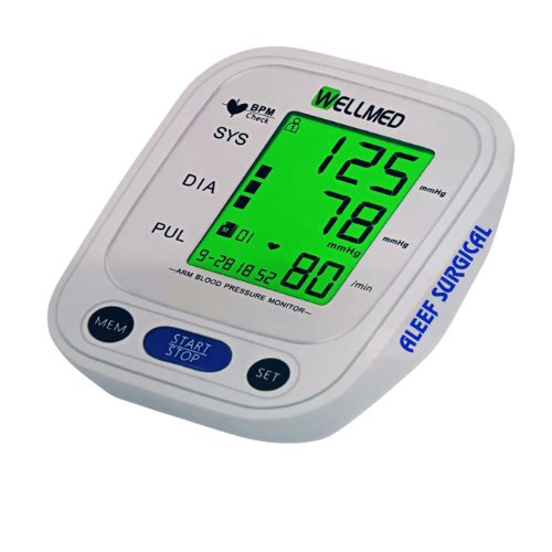 Wellmed Arm Digital Blood Pressure Monitor BP Machine