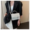 Vegan Leather Stone Pattern Hand Bag Women Shoulder Messenger Bags Luxury Purses and Handbags Ladies RM107
