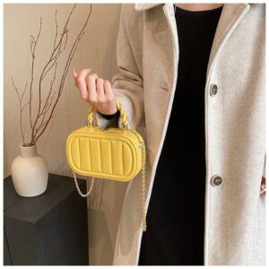 IELGY women's high-end chain solid color box small square bag RM86