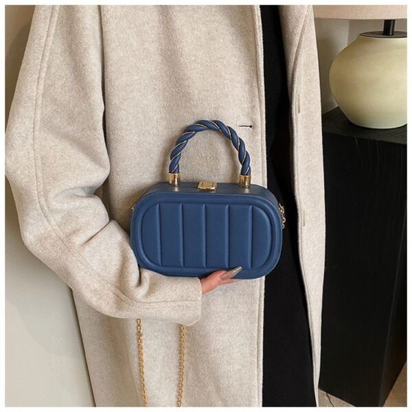 IELGY women's high-end chain solid color box small square bag RM86