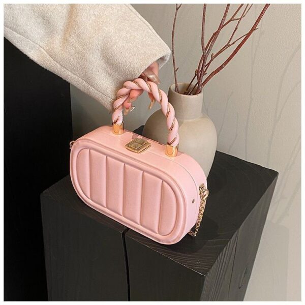 IELGY women's high-end chain solid color box small square bag RM86