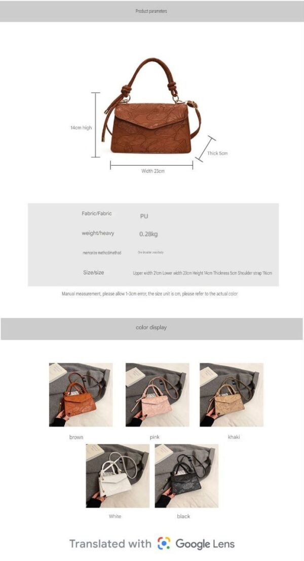 Women’s One-Shoulder Crossbody Bag – Compact & Stylish RM128