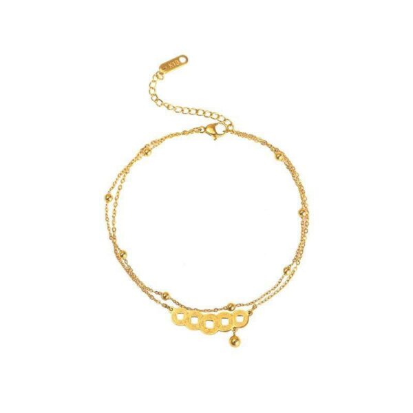 Copper Coins Foot Chain – Stylish Boho Anklet