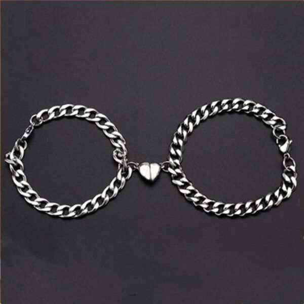 Heart Magnetic couple bracelet