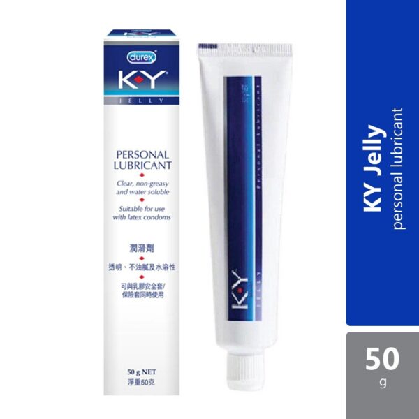 Durex KY Jelly Water Based Personal Lubricant 50g Tube (Made in Thailand)